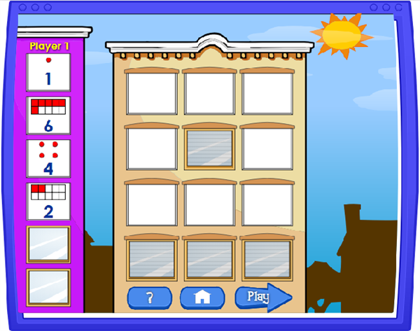 Ten Frame Matching Game 